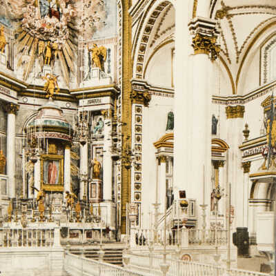 The Alter, Church of guadalupe, City of Mexico