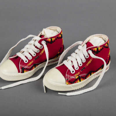 Beaded Tennis Shoes