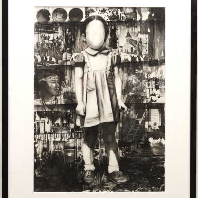 No Face Boy/No Face Girl (diptych)