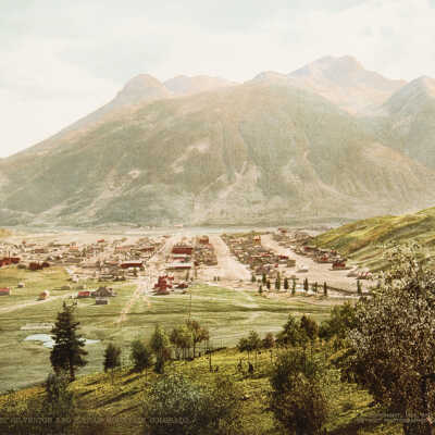 Silverton and Sultan Mountain, Colorado, #53151
