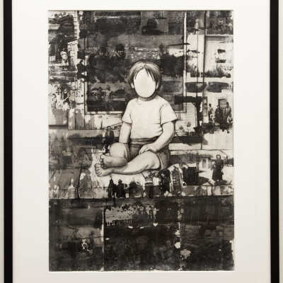No Face Boy/No Face Girl (diptych)