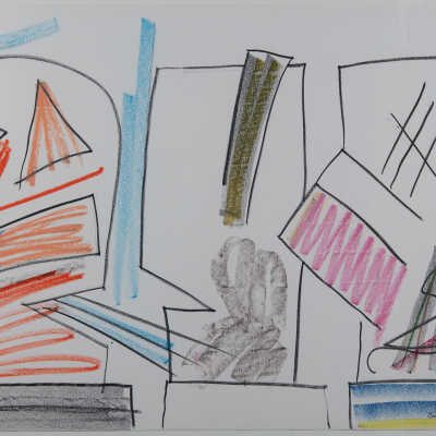 Untitled (drawing for Three Heads)