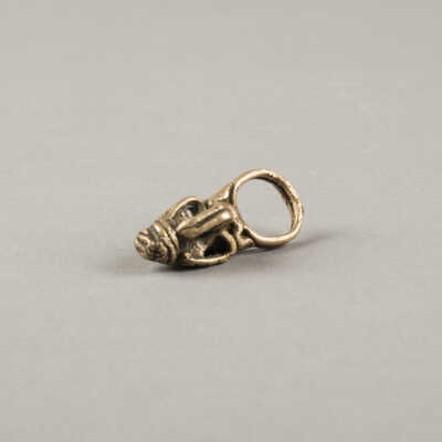 Ring: Egg Supported by Biomorphic Surround