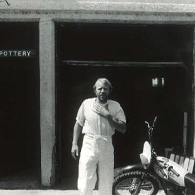 Bresnahan in Front of Studio