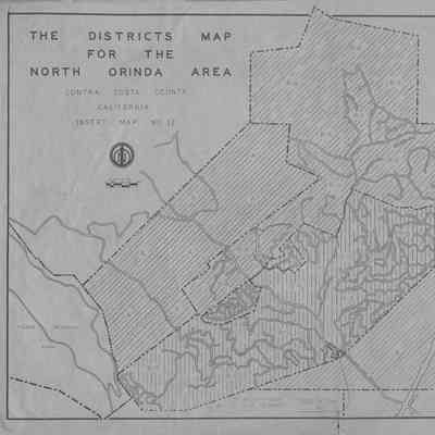 North Orinda Area Map 1930s