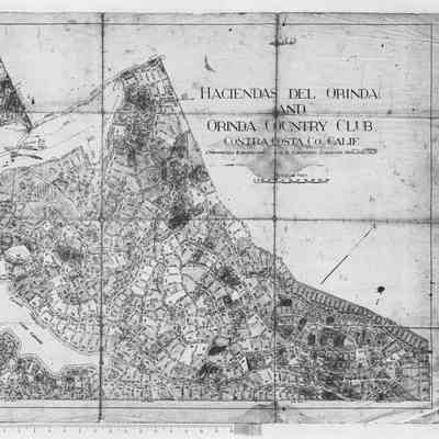Hacienda Del Orinda Lot Map 1925