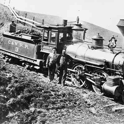 View towards Cal/Nev. Railroad on Teaksbury Hill
