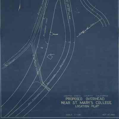 Overhead map St Mary's College 1928