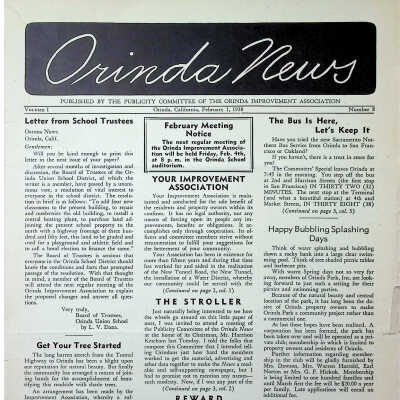 1938 - Orinda News: 02-01
