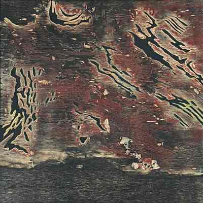 Searching for self woodblock