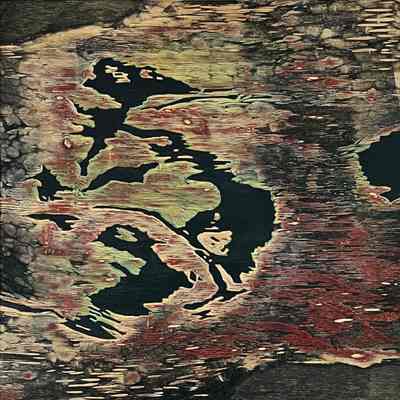Abstracted distractions woodblock