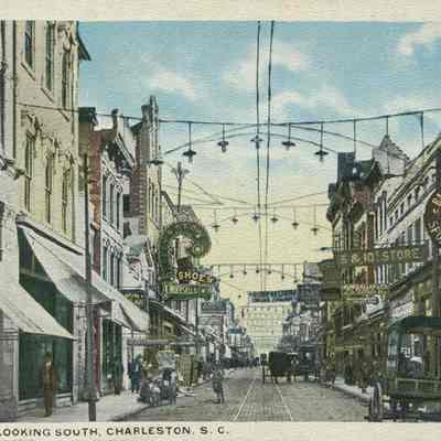 King Street Looking South, Charleston, S.C.