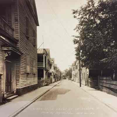 Looking North on Sires Street from Spring Street