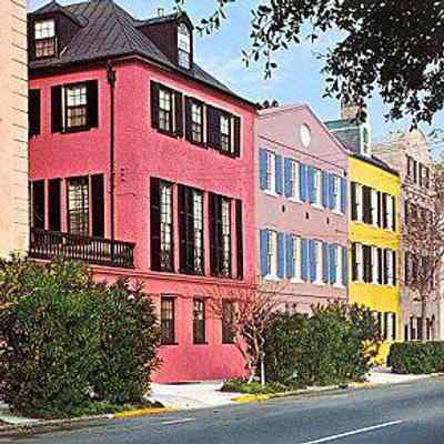 Rainbow Row, ca. 1960s [87-101 East Bay Street]