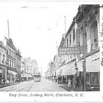 King Street, Looking North, Charleston, S.C.