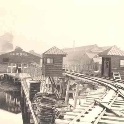 View of Phosphate Works, From End of Dock