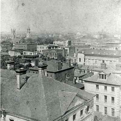 Aerial View of the Charleston County Courthouse and Vicinity