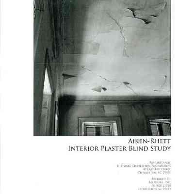 Aiken-Rhett Interior Plaster Blind Study