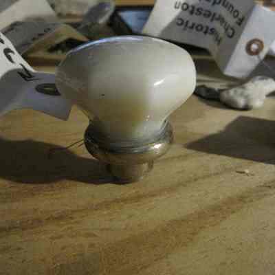 Milk Glass Door Knob