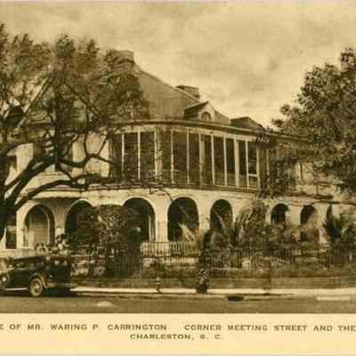 Corner of Meeting Street and the Battery [Carrington-Carr House, 2 Meeting Street]