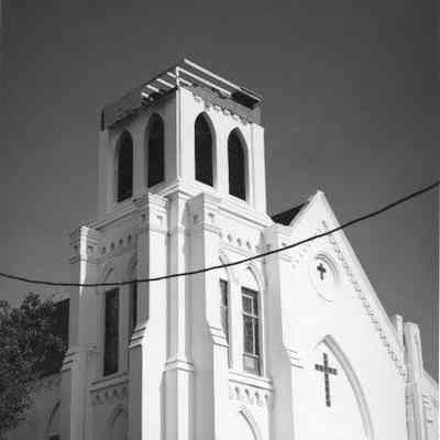 Emanuel A.M.E. Church (108-110 Calhoun Street) After Hurricane Hugo