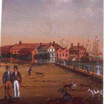 Grant-Missroon House, from Barnard's "View Along East Battery"