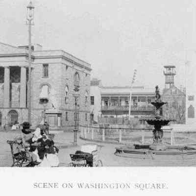 Scene on Washington Square