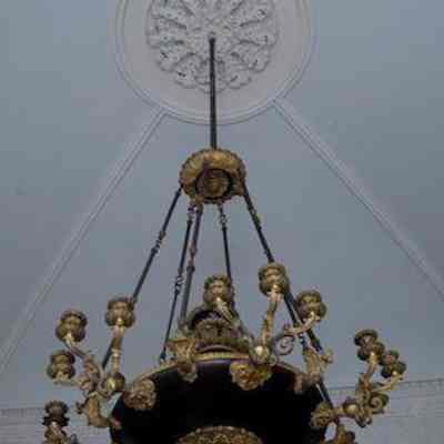 Chandelier - Cast Iron and Gilt