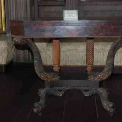 Dolphin Leg Game Table