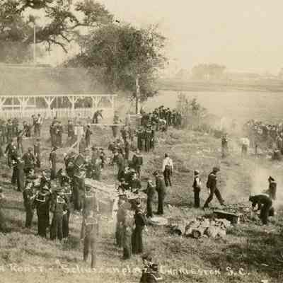 Oyster Roast for Naval Servicemen at Schutzenplatz