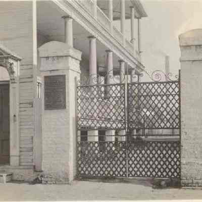 80 Alexander Street (Gadsden-Dewees House) Doorway and Gate