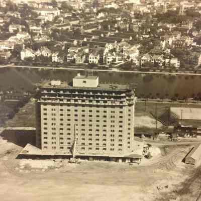 Aerial View of the Sergeant Jasper Apartment Building and Vicinity