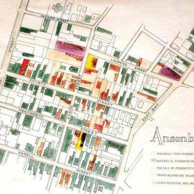 Map of the Ansonborough Rehabilitation Project
