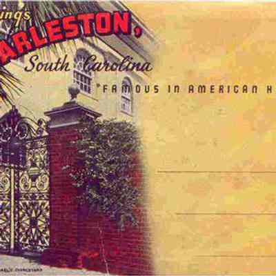 Greetings from Charleston / Gateway to St. Michael's Churchyard