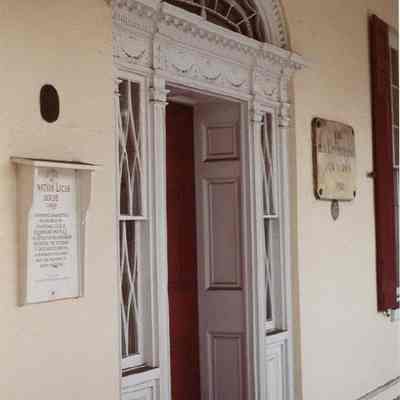 Entry Doors, 286 Calhoun Street (Jonathan Lucas House), After Restoration