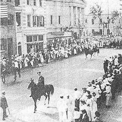 WWI Parade on Meeting Street