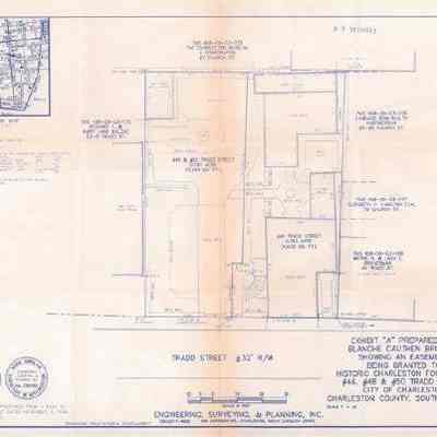 Plats for 46 Tradd Street (a/k/a 46-48 Tradd Street, a/k/a 46-48-50 Tradd Street)