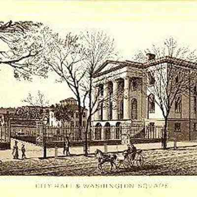 City Hall (sic) & Washington Square