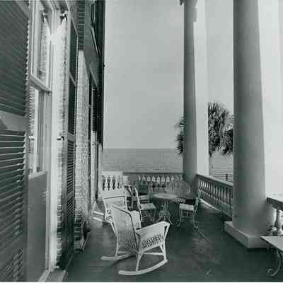 View Overlooking Harbor from the Robert William Roper House (9 East Battery)