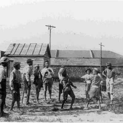 Negro Boys Fighting