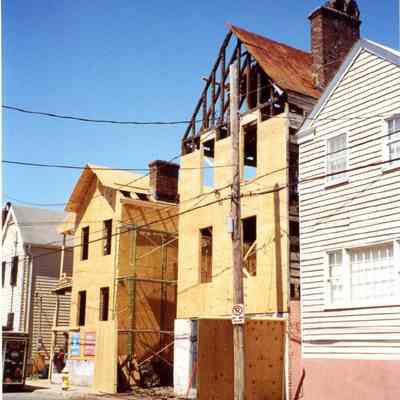 22-24 Amherst Street During Restoration
