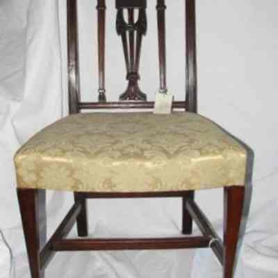 Pair Sheraton Style Side Chairs