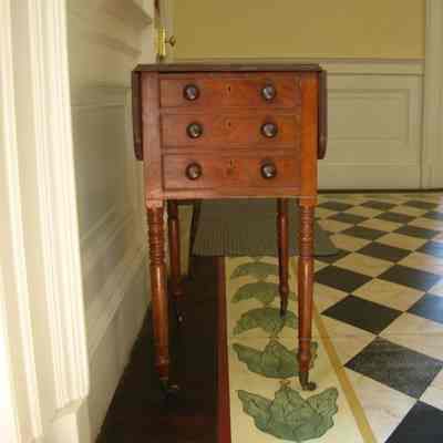 Work Table with Drop Leaves