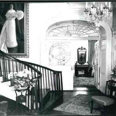 Staircase, Stair Passage, and Entry Hall/Foyer Doors, Nathaniel Russell House (51 Meeting Street)
