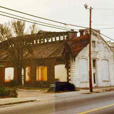 White Swan Laundry After Hurricane Hugo [723 King Street]