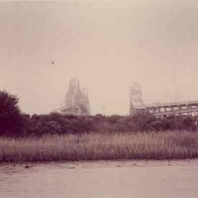 "Old" Cooper River Bridges: Origsize: 3.5x5; Origformat: Print-Photographic; Resolution: 150 dpi