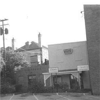 Davidson's, Ellison's, and Simpsons Rear Elevation and Parking Lot (305 King, 307 King, 309 King)