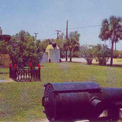 Fort Moultrie Entrance and Grave of Seminole Indian Chief Osceola, Sullivan's Island, S.C.