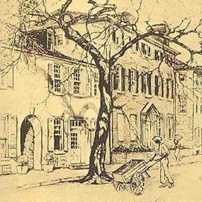 Early Morning, Church Street [83-85 Church Street/Cabbage Row & 87 Church Street/Heyward-Washington House]