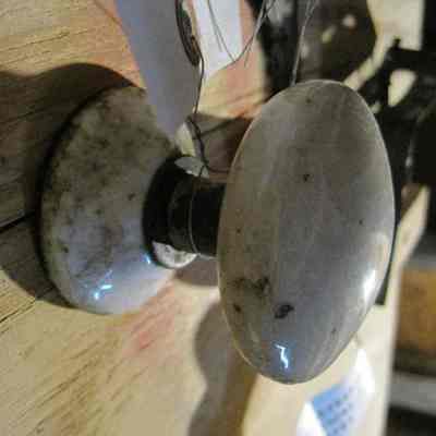 Porcelain Doorknob Set